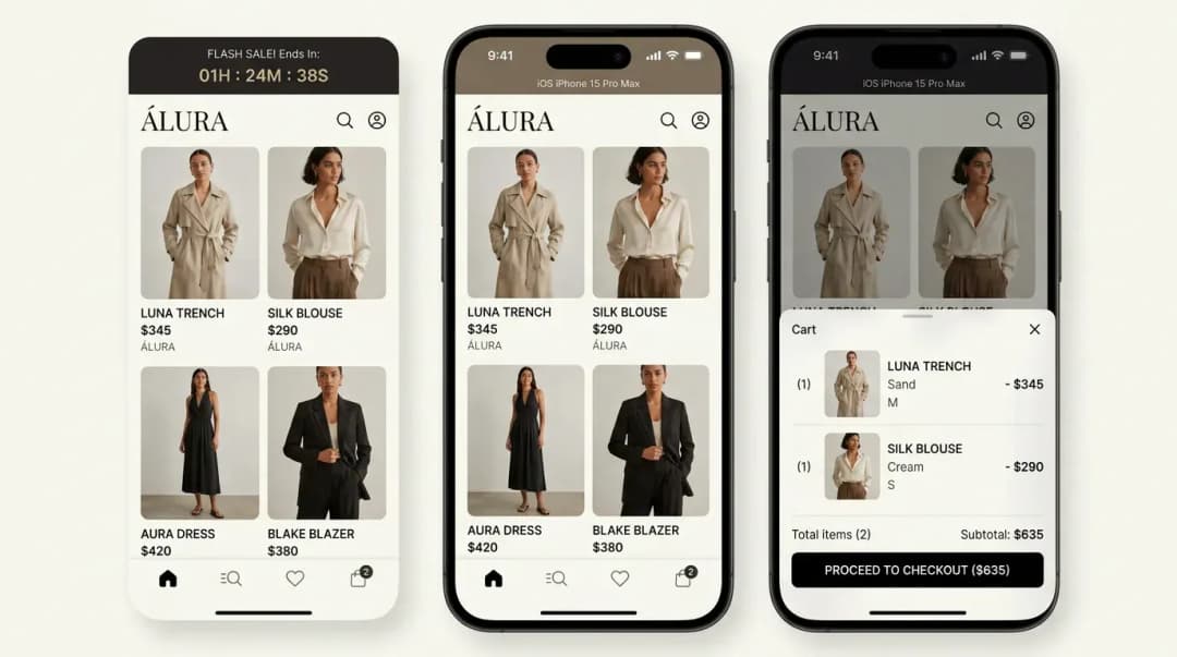 Özel Butik E-Ticaret & Sadakat Programı Mobil Uygulaması
