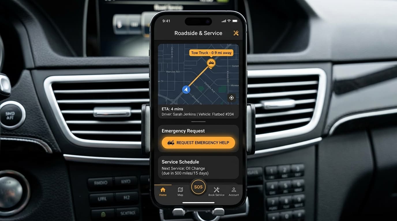 Araç Servis, Periyodik Bakım & Canlı Yol Yardım Mobil Uygulaması - Mobil Uygulama Geliştirme Sistem Mimarisi ve Kullanıcı Deneyimi