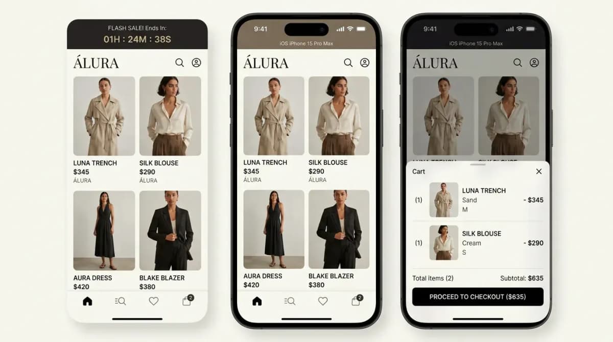 Özel Butik E-Ticaret & Sadakat Programı Mobil Uygulaması