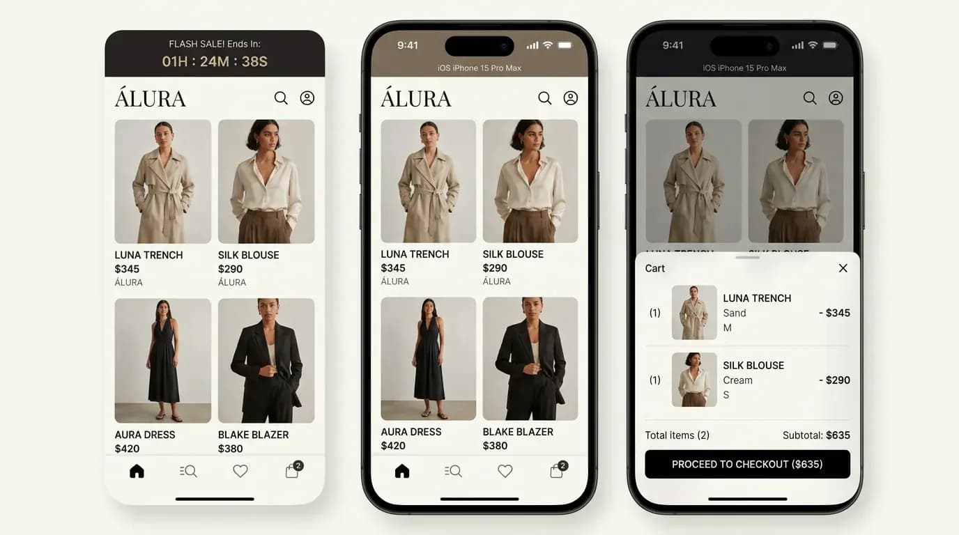 Özel Butik E-Ticaret & Sadakat Programı Mobil Uygulaması