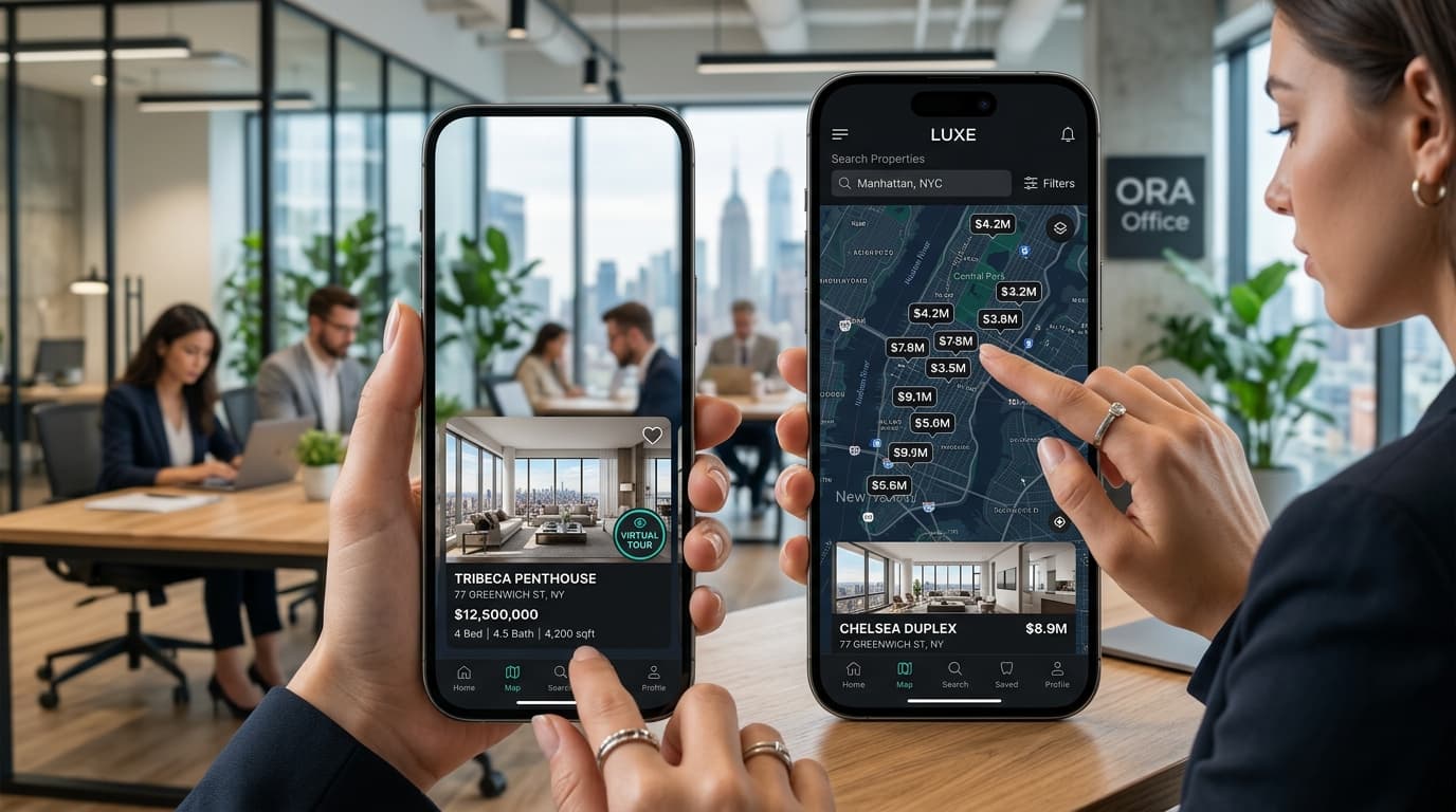 Emlak İlan & Gayrimenkul Portföy Mobil ve Web Uygulaması - Mobil & Web Çözümleri Sistem Mimarisi ve Kullanıcı Deneyimi